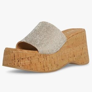 Madden Girl Zaharra Rhinestone Sandals size 8.5